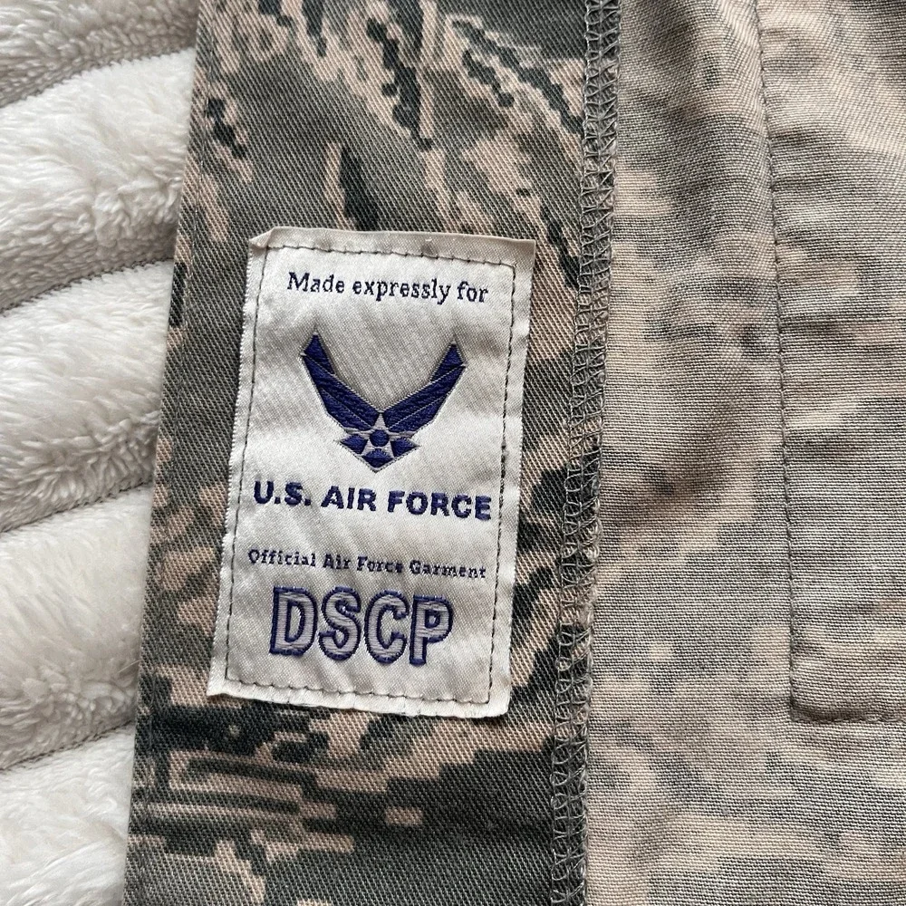 U.S. Air Force Utility Coat Mens 38R Digital Tiger Stripe Camo Jacket